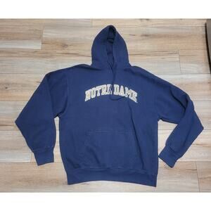 Vintage Notre Dame Fighting IrishSteve and Barry’s Hoodie Sweatshirt Size Large